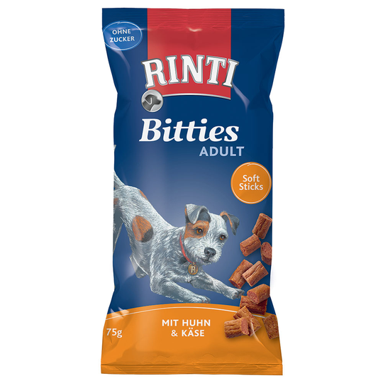 RINTI Bitties Adult - 75 g Kyckling & ost