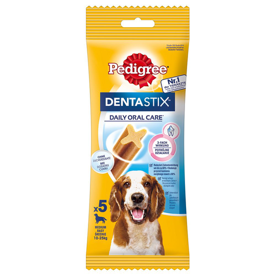 Pedigree Dentastix Daily Oral Care - Medium (10-25 kg), 5 st (128 g)