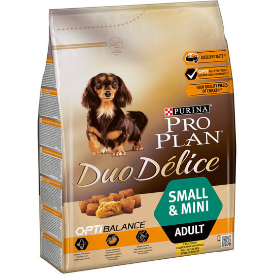 Duo Delice Chicken Adult Small & Mini - 2,5 kg