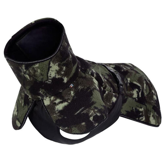 Rukka Pets Comfy Warm Pile Hundjacka - Green Camo (30)