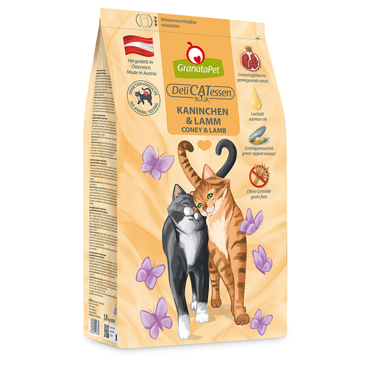 GranataPet DeliCatessen Adult Kanin & lamm - Ekonomipack: 2 x 1,8 kg