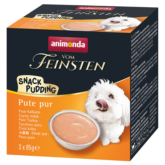 Animonda Vom Feinsten Adult Snack Pudding - 3 x 85 g Kalkon pur