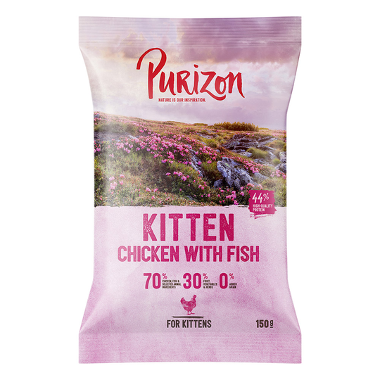 Purizon till prova-på-pris! - Kitten Chicken & Fish 150 g torrfoder