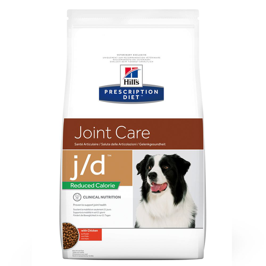 Hill's Prescription Diet j/d Reduced Calorie Joint Care Chicken - Ekonomipack: 2 x 12 kg