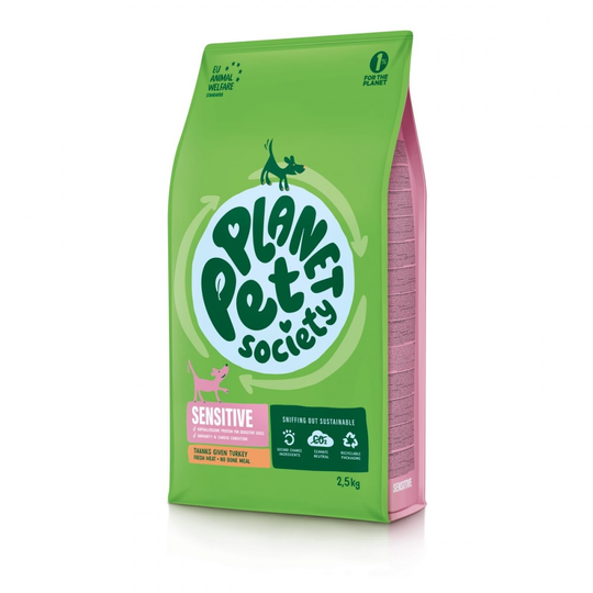Planet Pet Society Dog Adult Sensitive Thanks Given Turkey (2,5 kg)