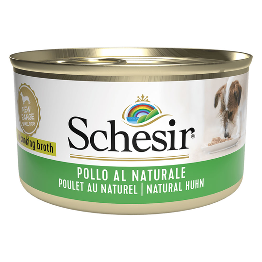 Ekonomipack: Schesir Cans 24 x 85 g - Natural Kyckling