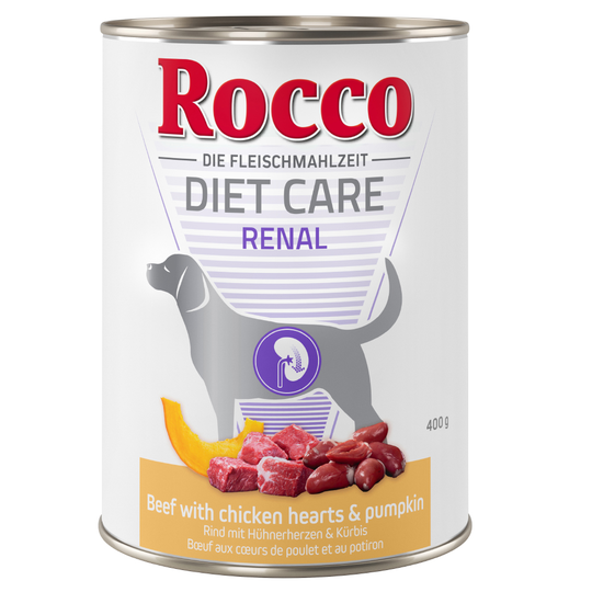 Rocco Diet Care Renal Chicken Heart 400 g Ekonomipack: 24 x 400 g