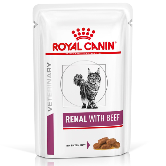 Ekonomipack: Royal Canin Veterinary Diet 48 x 85 - Renal Beef (48 x 85 g)