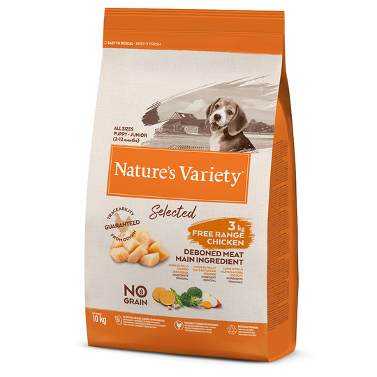 Nature's Variety Selected Junior Free Range Chicken - 10 kg