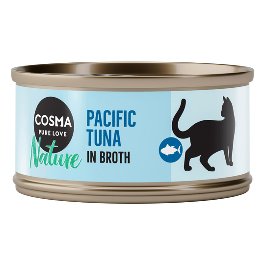 Ekonomipack: Cosma Nature 48 x 70 g Pacific tonfisk