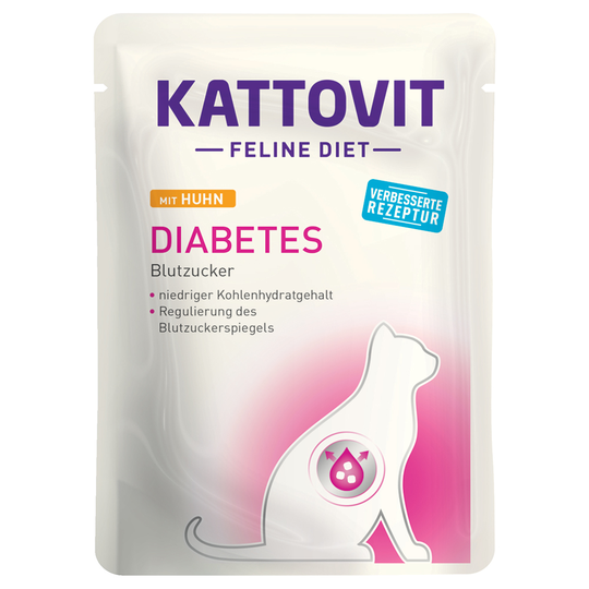 Kattovit Diabetes / Weight Pouch 24 x 85 g Kyckling