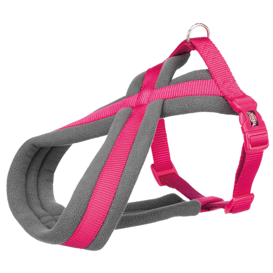 Trixie Premium Touring sele, fuchsia - Stl. XS-S: 30-55 cm bröstomfång
