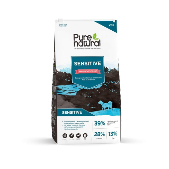 Purenatural Dog Adult Sensitive Salmon with Trout (2 kg)