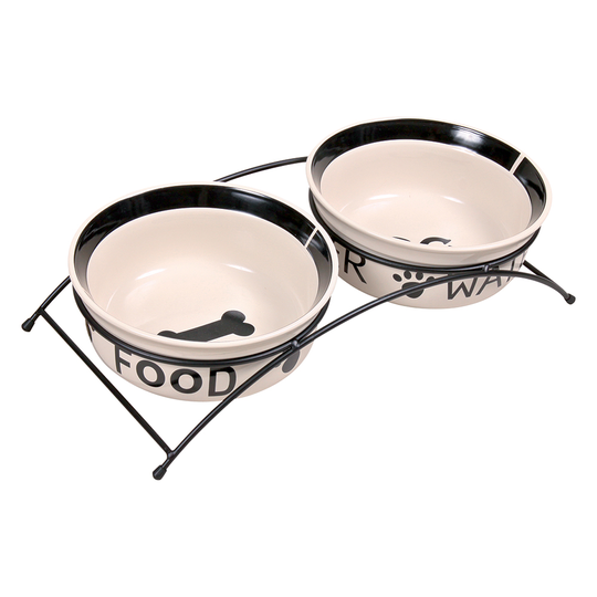 Trixie Eat on Feet matbar för hund - 2 x 1,6 l, Ø 20 cm