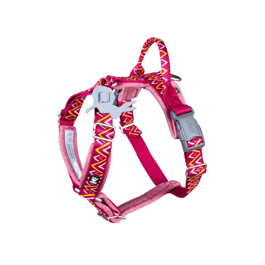 Hurtta Razzle-Dazzle Y-sele - Beetroot (35-45 cm)