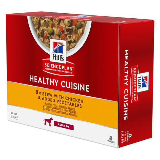Hill's Science Plan Canine Adult Healthy Cuisine with Chicken - Ekonomipack: 24 x 90 g