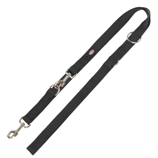 Trixie Premium förlängningskoppel, svart - Stl. L-XL: 2 m längd/25 mm brett