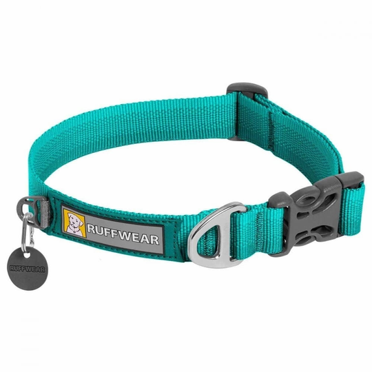 Ruffwear Front Range Hundhalsband Turkos (28-36 cm)