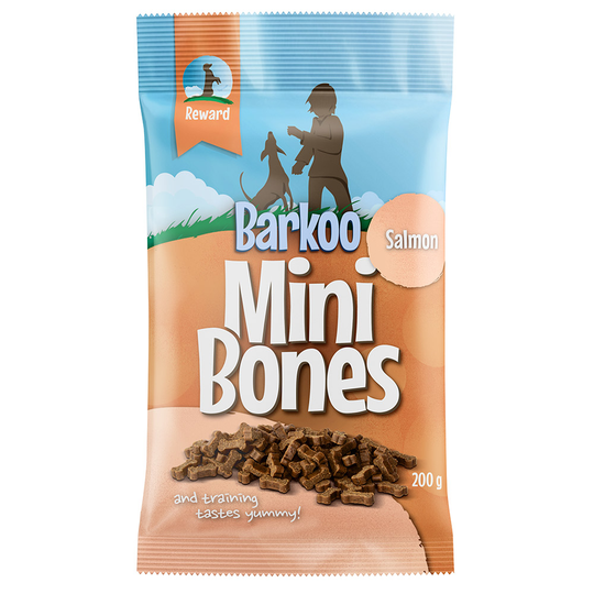 Ekonomipack: Barkoo Mini Bones 4 x 200 g eller 8 x 200 g Våm (8 x 200 g)