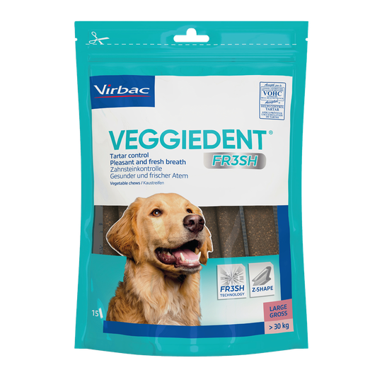 VeggieDent Fr3sh Tuggben - Large