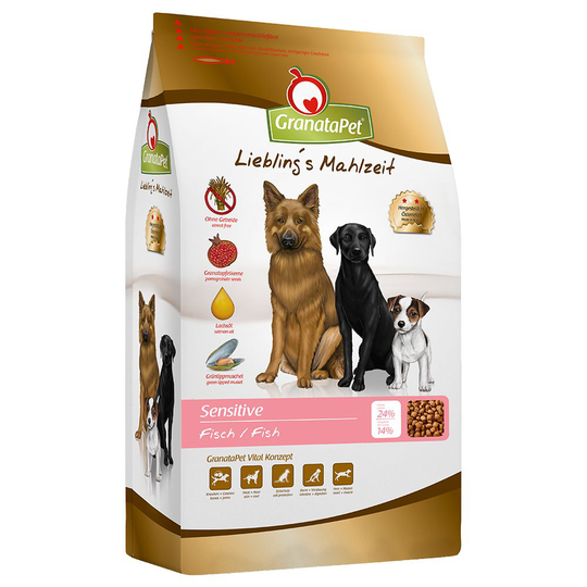 GranataPet Liebling's Mahlzeit Adult Sensitive Fisk - 10 kg