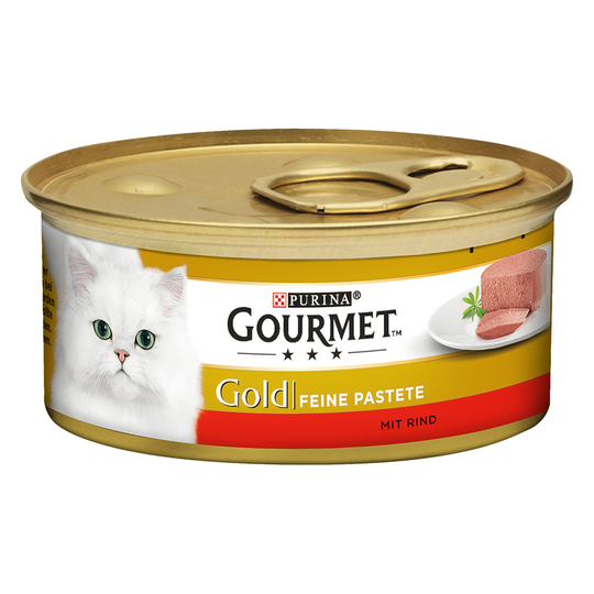 Ekonomipack: Gourmet Gold Fine Paté 48 x 85 g - Nötkött