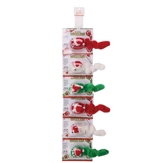Zanies Winter Wigglers Katt Leksak, 6-Pack