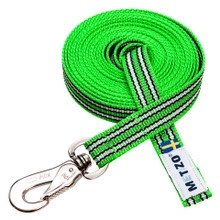 Nosework Koppel Utan Handtag, Pistolhake - Grön / 4 m x 15 mm