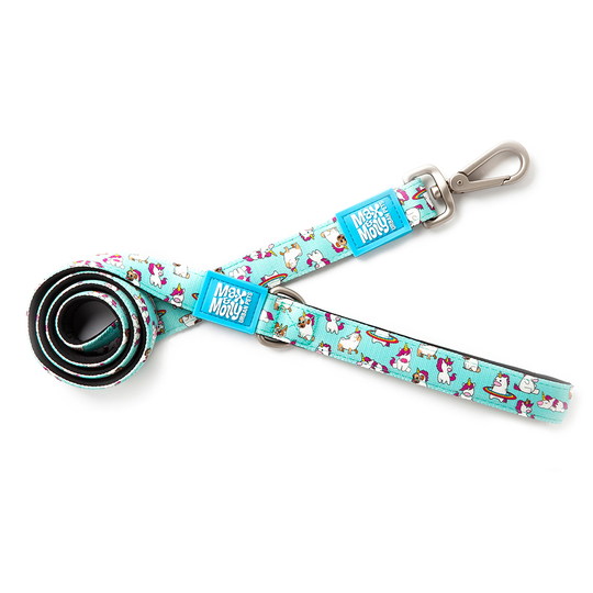 Max & Molly Unicorn Short Leash koppel - Stl. XS: 120 cm lang, 10 mm bredd