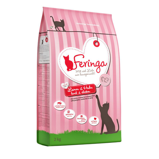 Ekonomipack: Feringa torrfoder 3 x 2 kg - Lamm & kyckling