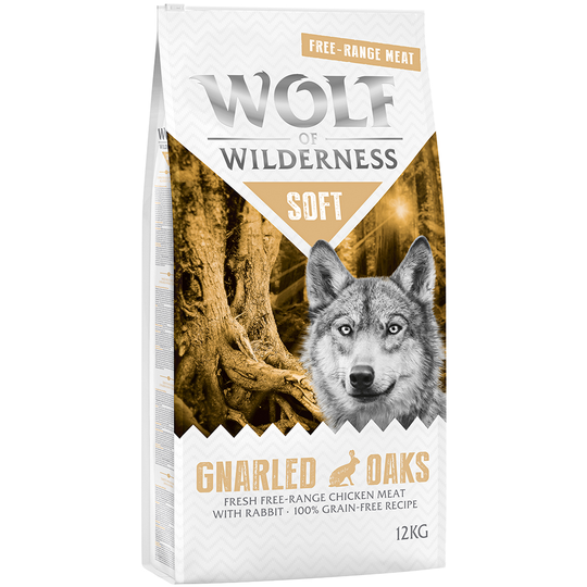 Wolf of Wilderness Soft - Gnarled Oaks - Free Range - Chicken & Rabbit - 1 kg
