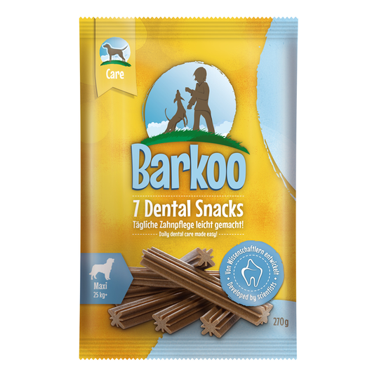 Barkoo Dental Snacks - Medelstora hundar (7 st)