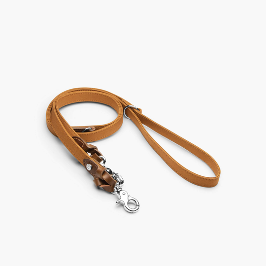 Multikoppel Signature Brun & Senapsgul 200 cm - Denjo Dogs S