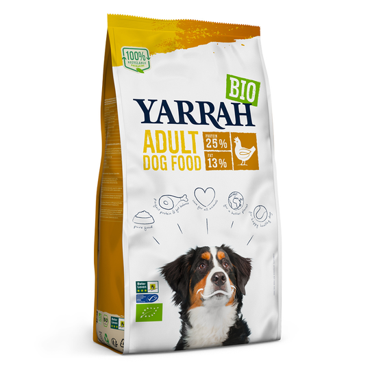 Yarrah Organic Adult med ekologisk kyckling - Ekonomipack: 2 x 15 kg
