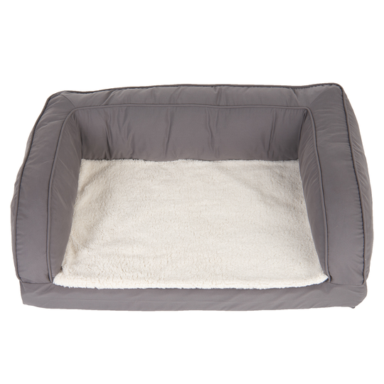 Ortopedisk hundbädd, grå - XL: L 140 x B 80 x H 32 cm