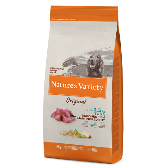 Nature's Variety Original Medium Adult Tuna - Ekonomipack: 2 x 12 kg