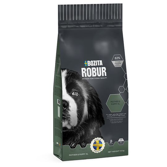 Ekonomipack: 2 x stora påsar Bozita Robur - Mother & Puppy XL (2 x 14 kg)