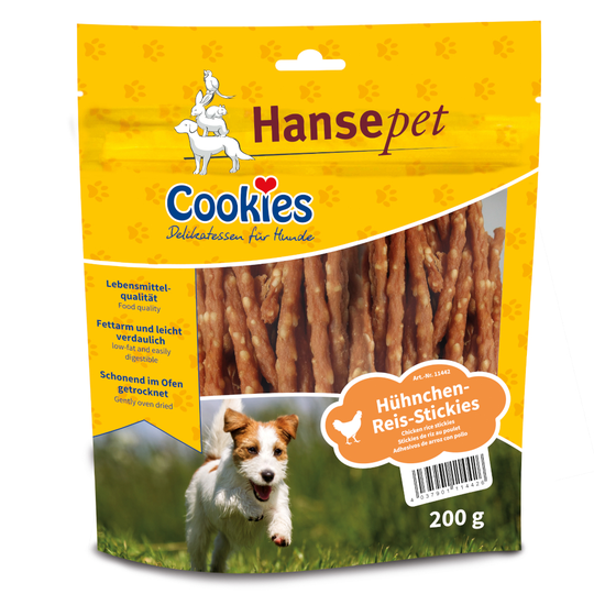 Cookie's Delikatess Stickies Kyckling & ris - 5 x 200 g