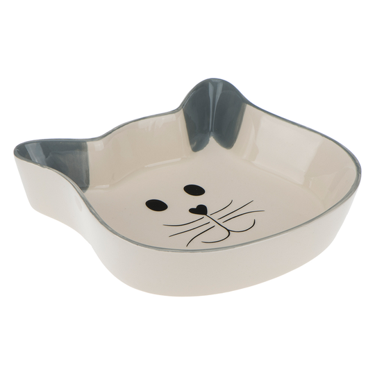 Trixie Cat Face keramikskål - 250 ml, Ø 12 cm