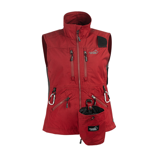 Arrak Outdoor Competition Vest - Dam - Mörkröd (L)