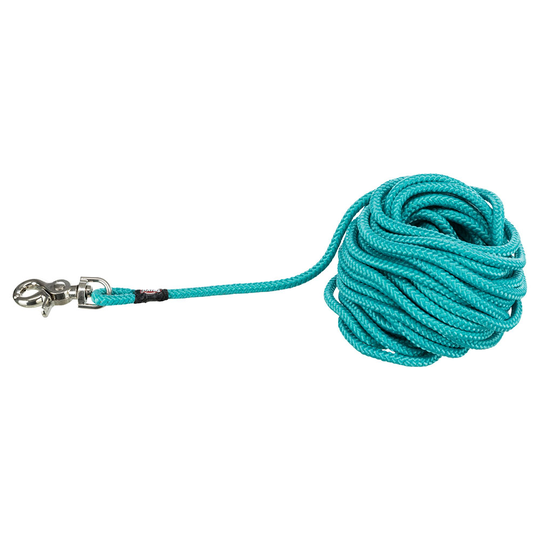 Trixie Trigger Snap Hook spårlina, ocean - Stl. S - L: 15 m lång, Ø 6 mm