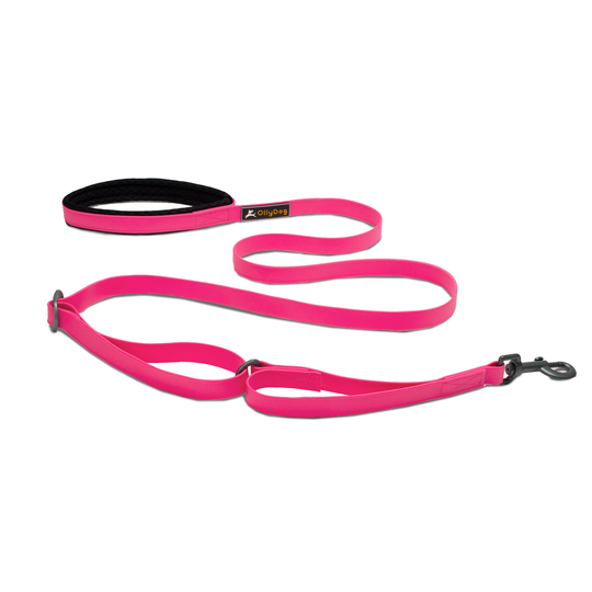 OllyDog Tilden vattentätt koppel - Rosa