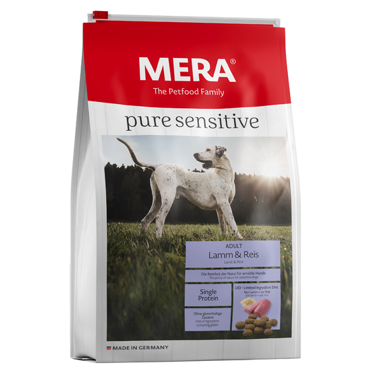 MERA pure sensitive Adult Lamm & ris - Ekonomipack: 2 x 12,5 kg