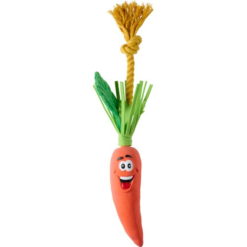 Squeaker Carrot Pipleksak Hund - Pipleksak Morot