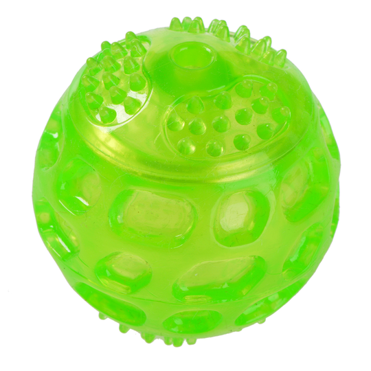 Hundleksak Squeaky Ball av TPR Ekonomipack: 3 st