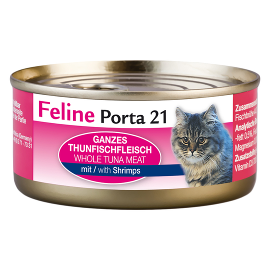 Ekonomipack: Feline Porta 21 24 x 156 g - Tonfisk med räkor