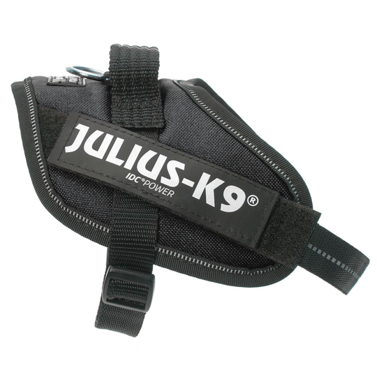 JULIUS-K9 IDC®-Powersele svart - Stl. Mini-Mini: bröstomfång 40 - 53 cm