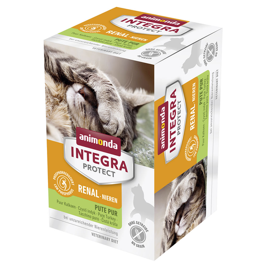Animonda Integra Protect Adult Renal 6 x 100 g portionsform - Kalkon pur