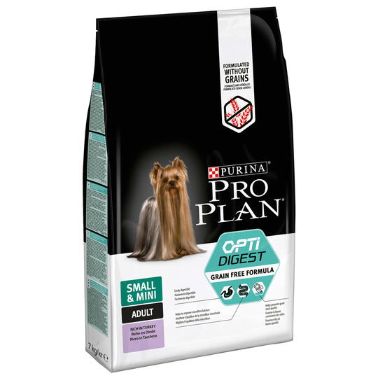 PURINA PRO PLAN Small & Mini Adult OPTIDIGEST Grain Free - 7 kg