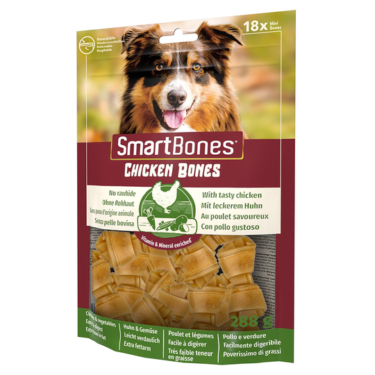 SmartBones Chicken Bones med kyckling, för små hundar - 18 st